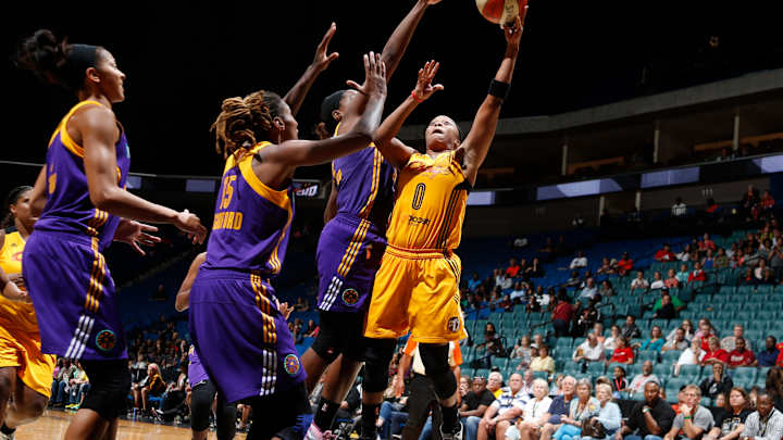 Balanced attack leads Tulsa Shock past LA Sparks 76-66 Balanced attack leads Tulsa Shock past LA Sparks 76-66