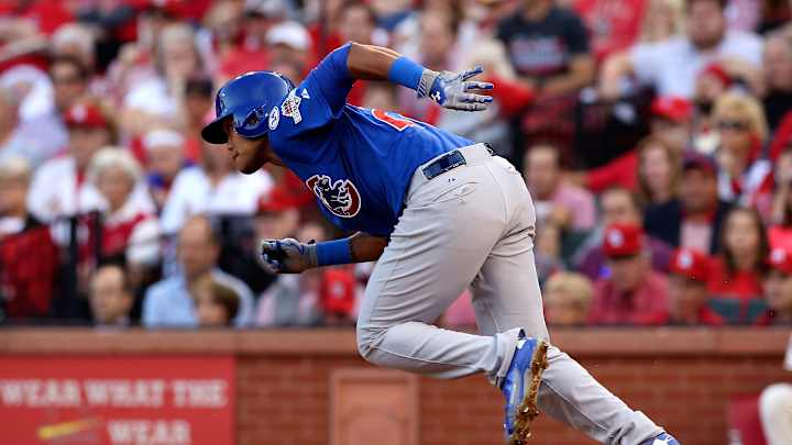 Cubs SS Addison Russell (hamstring) leaves NLDS Game 3 Cubs SS Addison Russell (hamstring) leaves NLDS Game 3