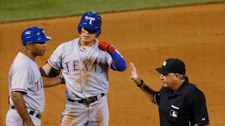 Choo hits for the cycle as Rangers rout Rockies 9-0