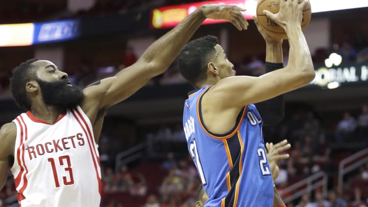 Harden leads Rockets to first win, 110-105 over Thunder