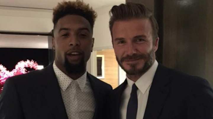David Beckham and Odell Beckham Jr. together at last