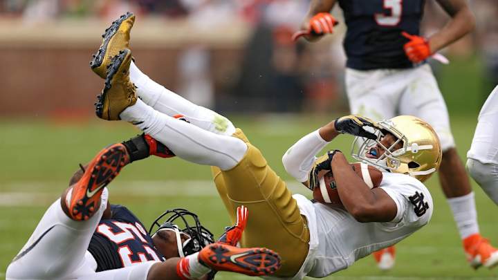 Watch: Notre Dame avoids upset with late touchdown pass