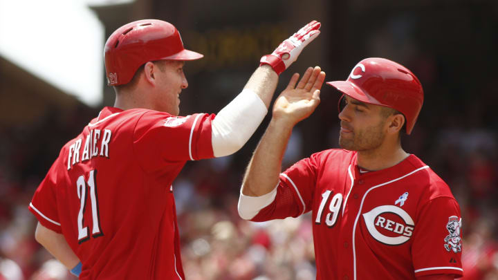 Frazier, Bruce hit homers, sending Reds over Marlins 5-2 Frazier, Bruce hit homers, sending Reds over Marlins 5-2