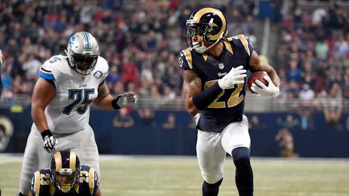Gurley, Rams break 5-game slump with 21-14 win over Lions