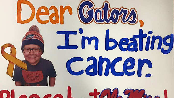 One Tough Gator: As eight-year-old Jay Ryon battles cancer, a team and community support him