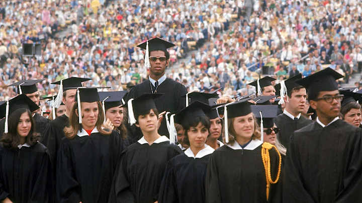 Athletes at Graduation