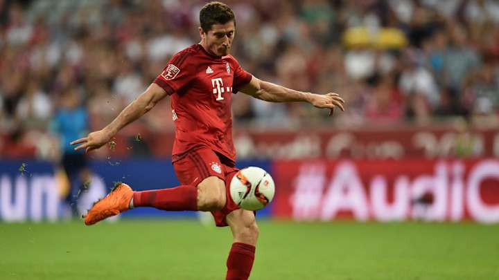Watch: Bayern's Robert Lewandowski hits perfect volley in Audi Cup win