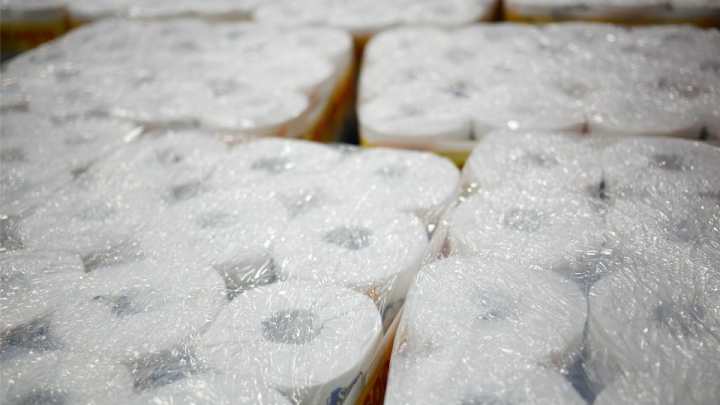 Jets are taking 350 rolls of toilet paper to London Jets are taking 350 rolls of toilet paper to London