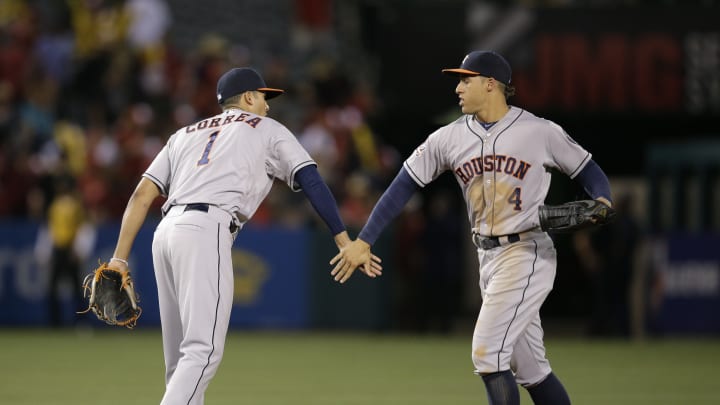 Valbuena, Correa power Astros to 13-3 rout of Angels Valbuena, Correa power Astros to 13-3 rout of Angels