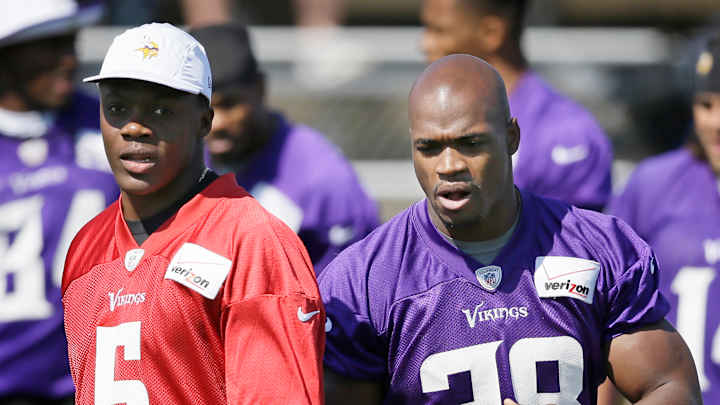 Vikings QB Teddy Bridgewater: We expect Adrian Peterson to be here