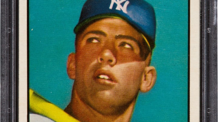 Rare 1952 Topps Mickey Mantle rookie card sells at auction