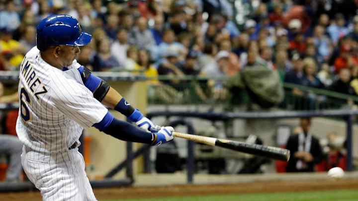 Ramirez, Fiers lead Brewers in 8-4 win over Nationals