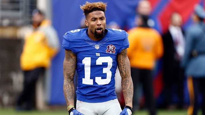 Odell Beckham Jr. sets record for most one-handed catches in minute