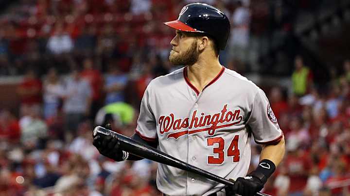 Nationals CF Bryce Harper (glute tightness) leaves game vs. Cardinals