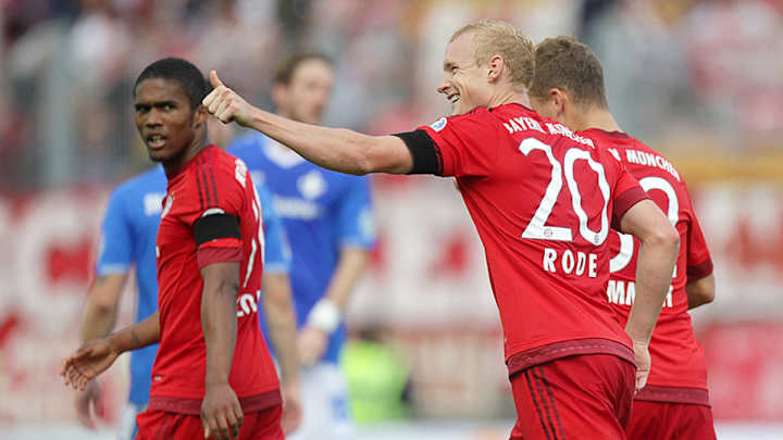 Sebastian Rode’s goal, assist propel Bayern Munich past Darmstadt