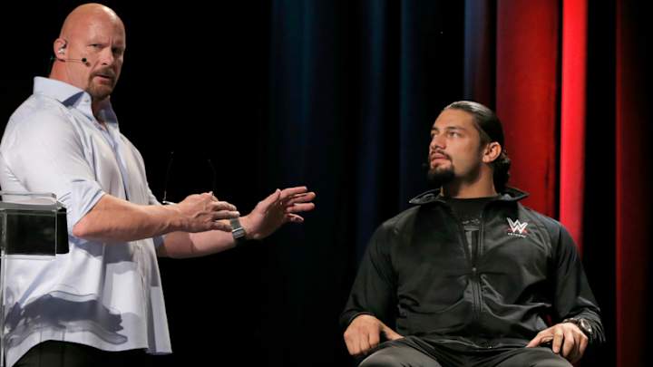 Watch: Ronda Rousey interviews Roman Reigns about Wrestlemania