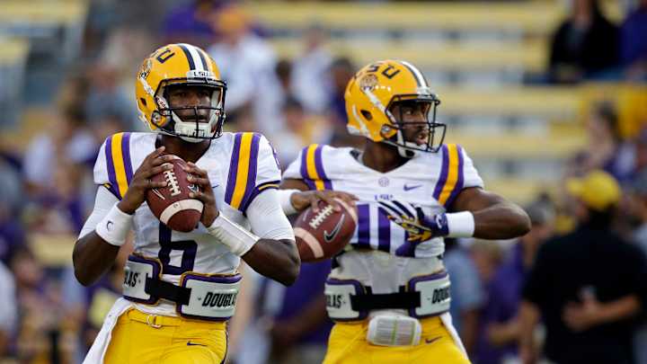 LSU opens preseason practice with continued QB uncertainty LSU opens preseason practice with continued QB uncertainty