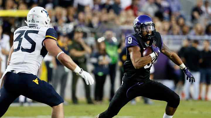 TCU WR Doctson injured TCU WR Doctson injured