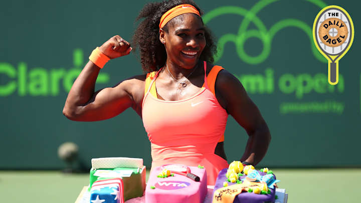 Daily Bagel: Serena Williams gets a cake for her 700th career win