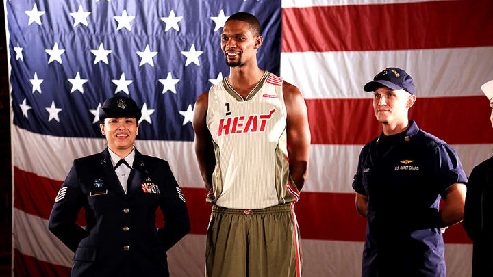 Heat’s new alternate uniform goes ‘Home Strong’ in military theme Heat’s new alternate uniform goes ‘Home Strong’ in military theme