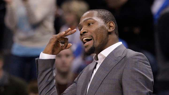 Watch: Kevin Durant shows no mercy at Super Shot Watch: Kevin Durant shows no mercy at Super Shot