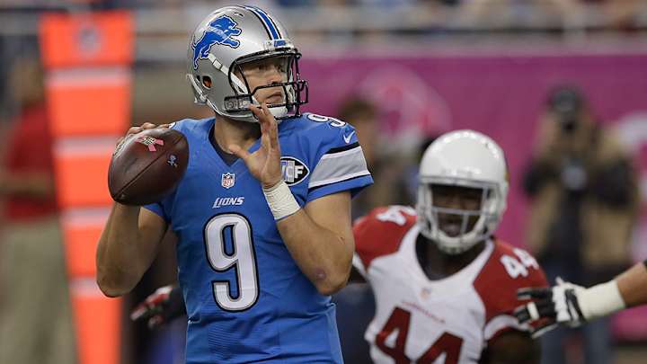 Matthew Stafford replaced by Dan Orlovsky after throwing three picks Matthew Stafford replaced by Dan Orlovsky after throwing three picks