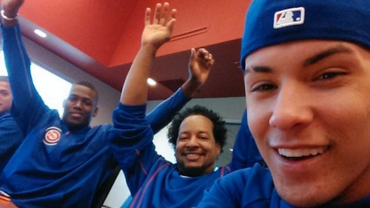 Manny Ramirez is having a great time at Cubs spring training