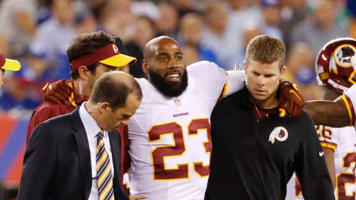 Skins CB DeAngelo Hall expected to miss at least 3-4 weeks