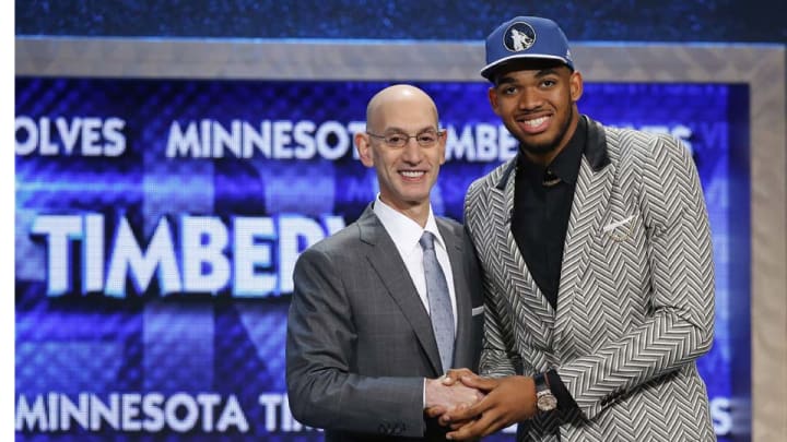 Top pick Karl-Anthony Towns works out in Minnesota day after NBA draft