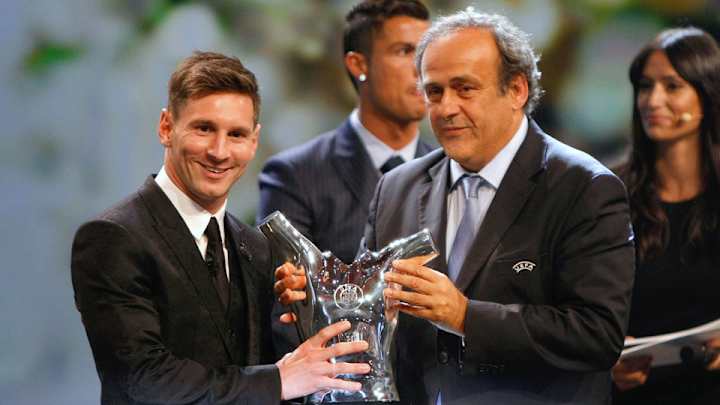 Lionel Messi voted UEFA player of the year over Ronaldo, Suarez