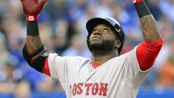 Boston's David Ortiz starting at 1st base Boston's David Ortiz starting at 1st base