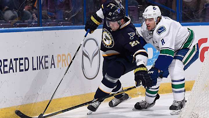 Shoulder surgery sidelines Blues forward Patrik Berglund long-term