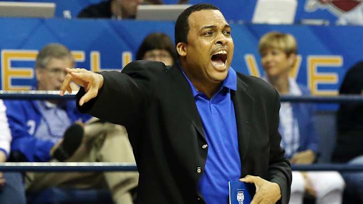 Georgia State coach Ron Hunter tore his Achilles while celebrating victory