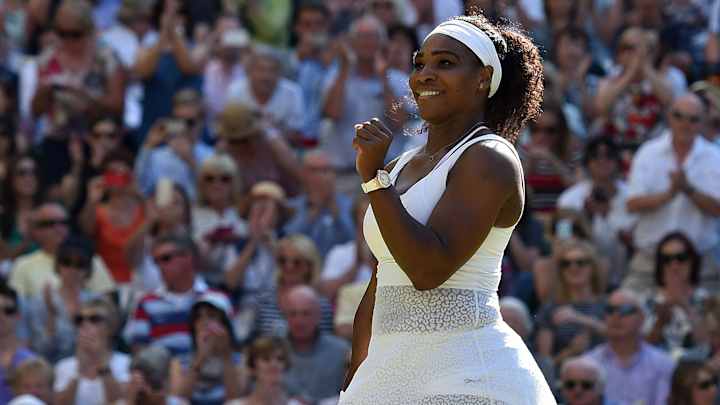 Serena Williams defeats Maria Sharapova in Wimbledon semis