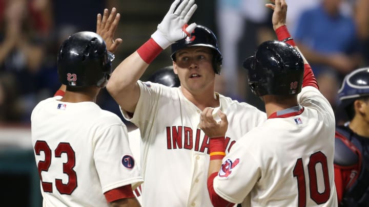 Sands, Almonte lead Indians' 17-4 rout of Twins Sands, Almonte lead Indians' 17-4 rout of Twins