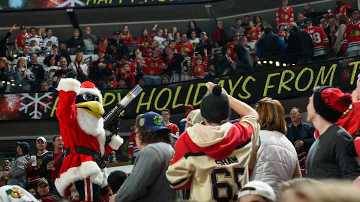 Blackhawks make three-hour-long yule log video for fans