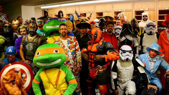 Mustard Minute: Pittsburgh Pirates rock superhero costumes Mustard Minute: Pittsburgh Pirates rock superhero costumes