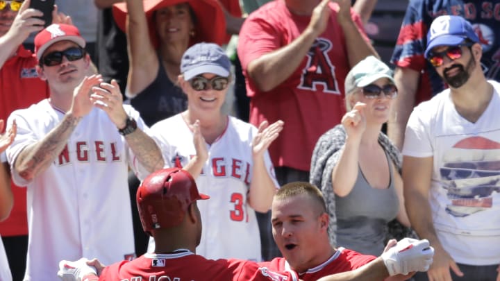 Pujols blasts 3 HRs as Angels beat Sox 11-1, 7-3 in DHer Pujols blasts 3 HRs as Angels beat Sox 11-1, 7-3 in DHer