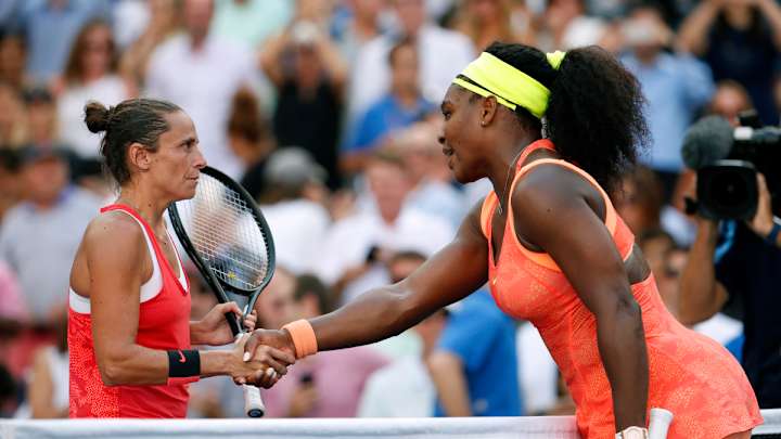 A look at some big upsets in women's Grand Slam tennis A look at some big upsets in women's Grand Slam tennis