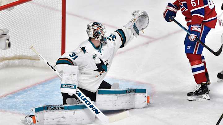 Sharks snap 6-game losing streak with 3-1 win over Canadiens Sharks snap 6-game losing streak with 3-1 win over Canadiens