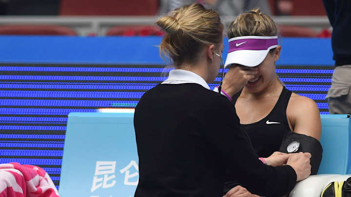 Eugenie Bouchard suing USTA over locker room fall at U.S. Open