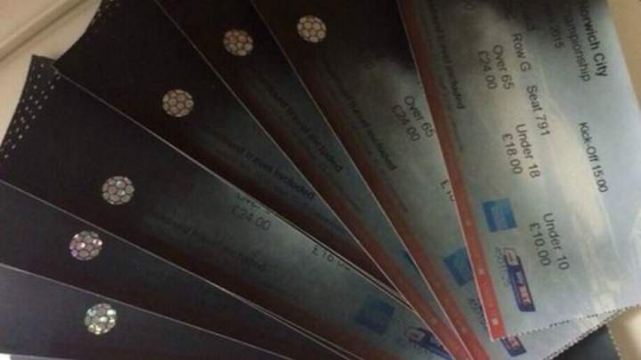 Soccer fan's mother accidentally puts 16 tickets in the oven