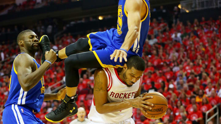 NBA MVP Stephen Curry takes nasty fall, walks off court