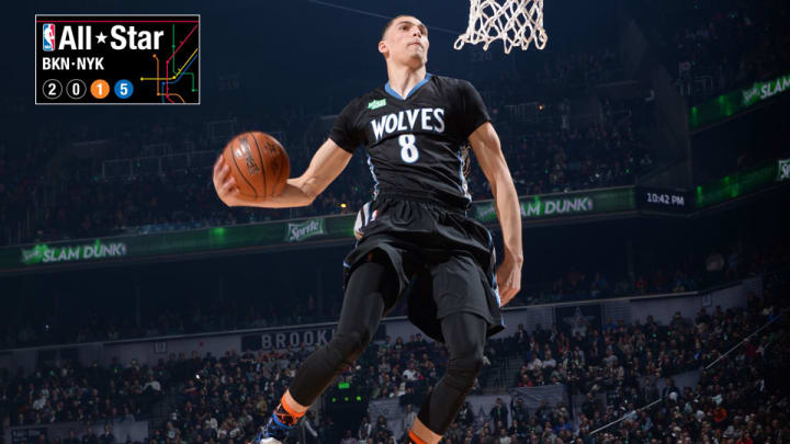 Zach LaVine says he'd pick himself over LeBron in dunk contest