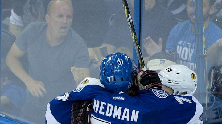 TB's Hedman wants to move past likely bite from Hawks' Shaw