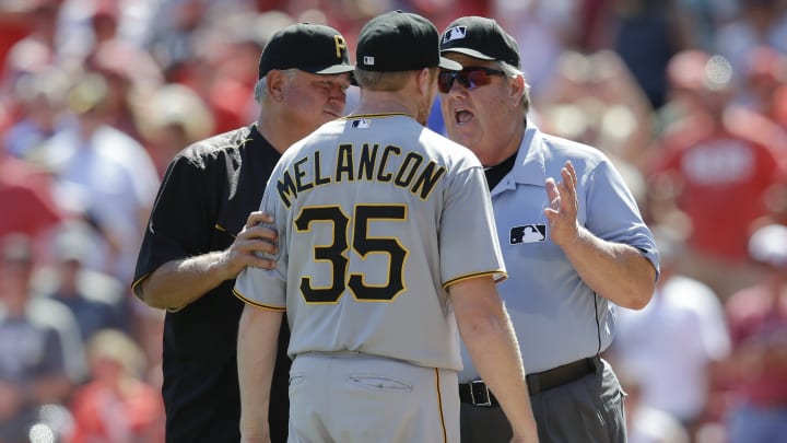 Pirates earn split with heated, 3-0 win over Reds