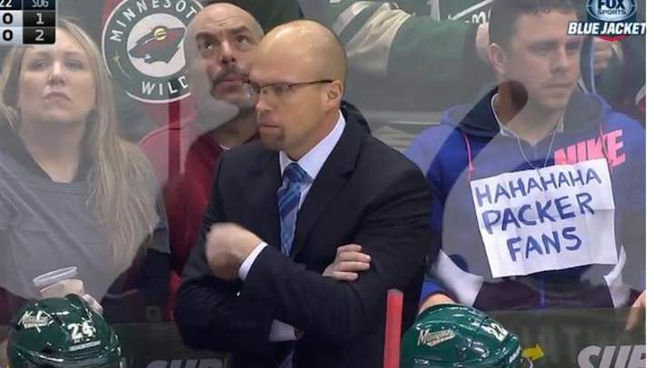 Photo: Wild fan taunts Packers fans after loss in NFC championship game