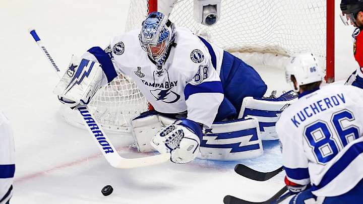 Lightning goalie Andrei Vasilevskiy steps up in surprise Game 4 start