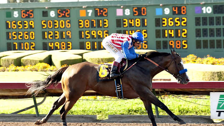 Fantastic Style wins Great Lady M. Stakes for Bob Baffert