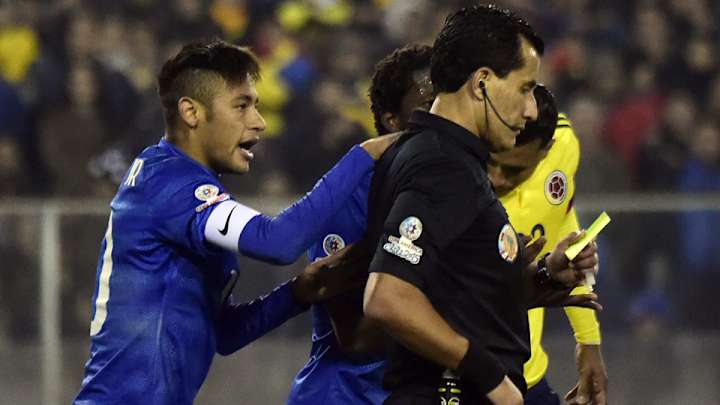 Brazil's Neymar denies insulting referee after Copa America red card